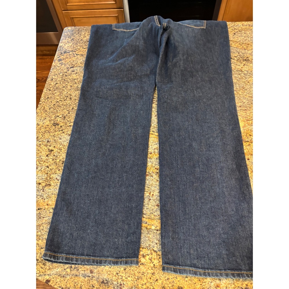 NWT Talbots W-Signature Straight Leg Jeans Dark Wash Plus Size 18W - Picture 8 of 9